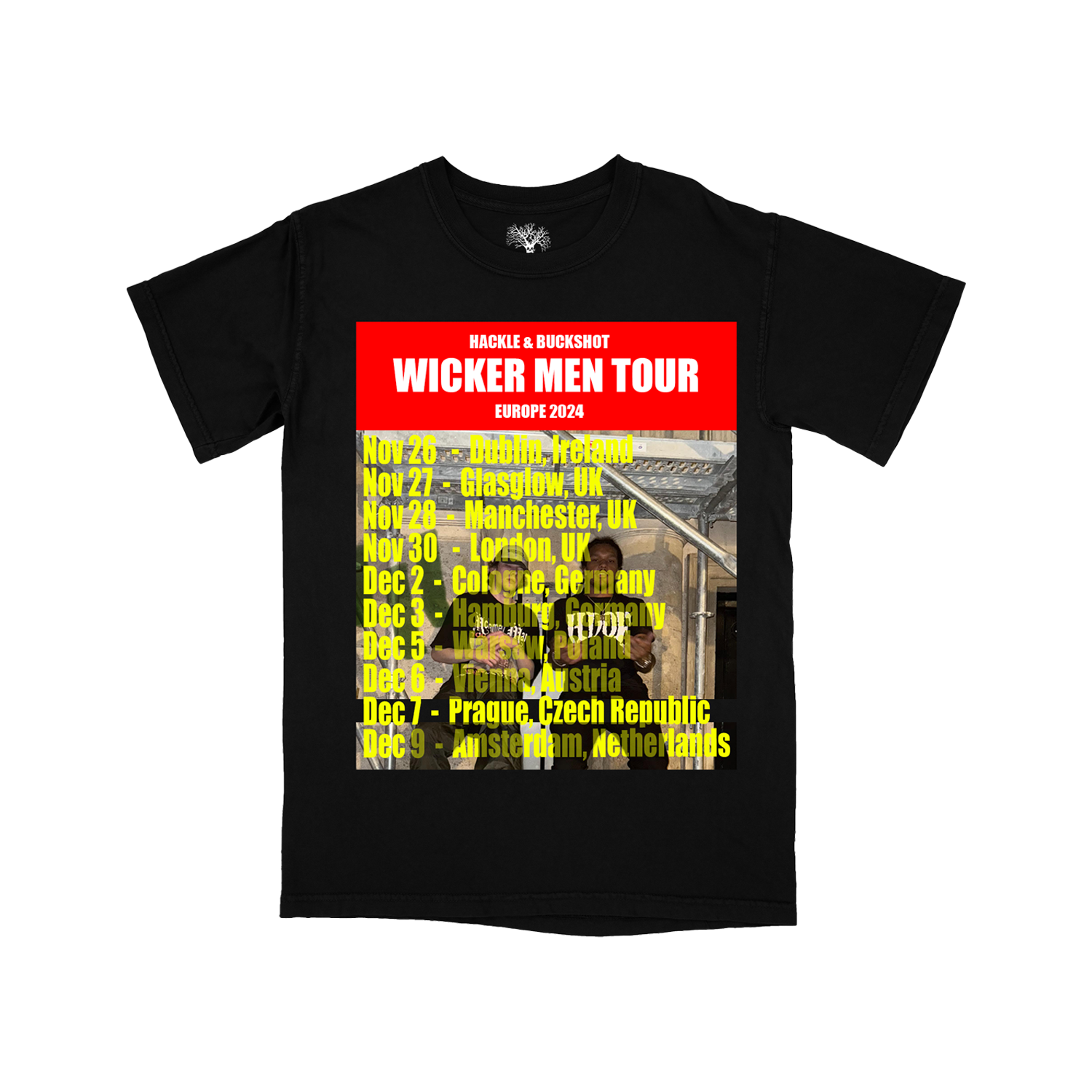 HDOE TOUR TEE – Haunted Mound EU/UK Store