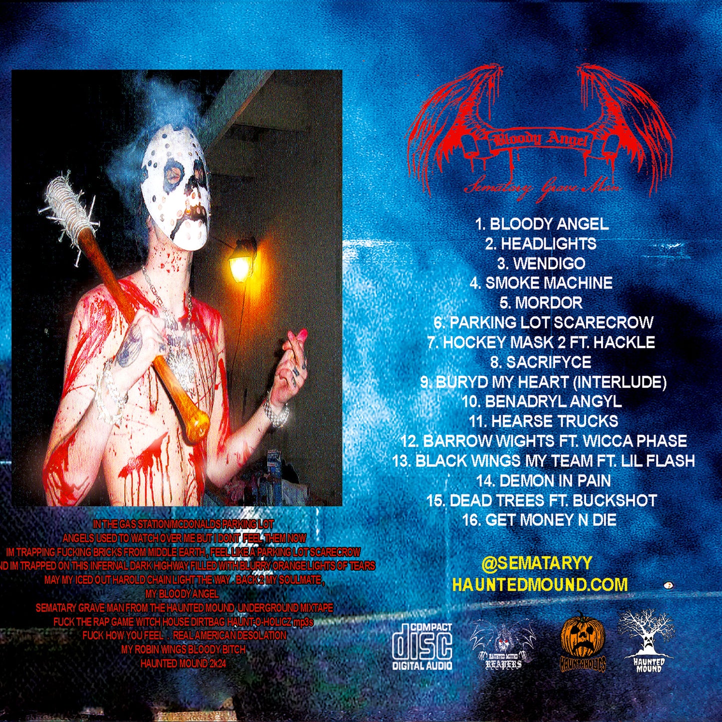 BLOODY ANGEL MIXTAPE CD