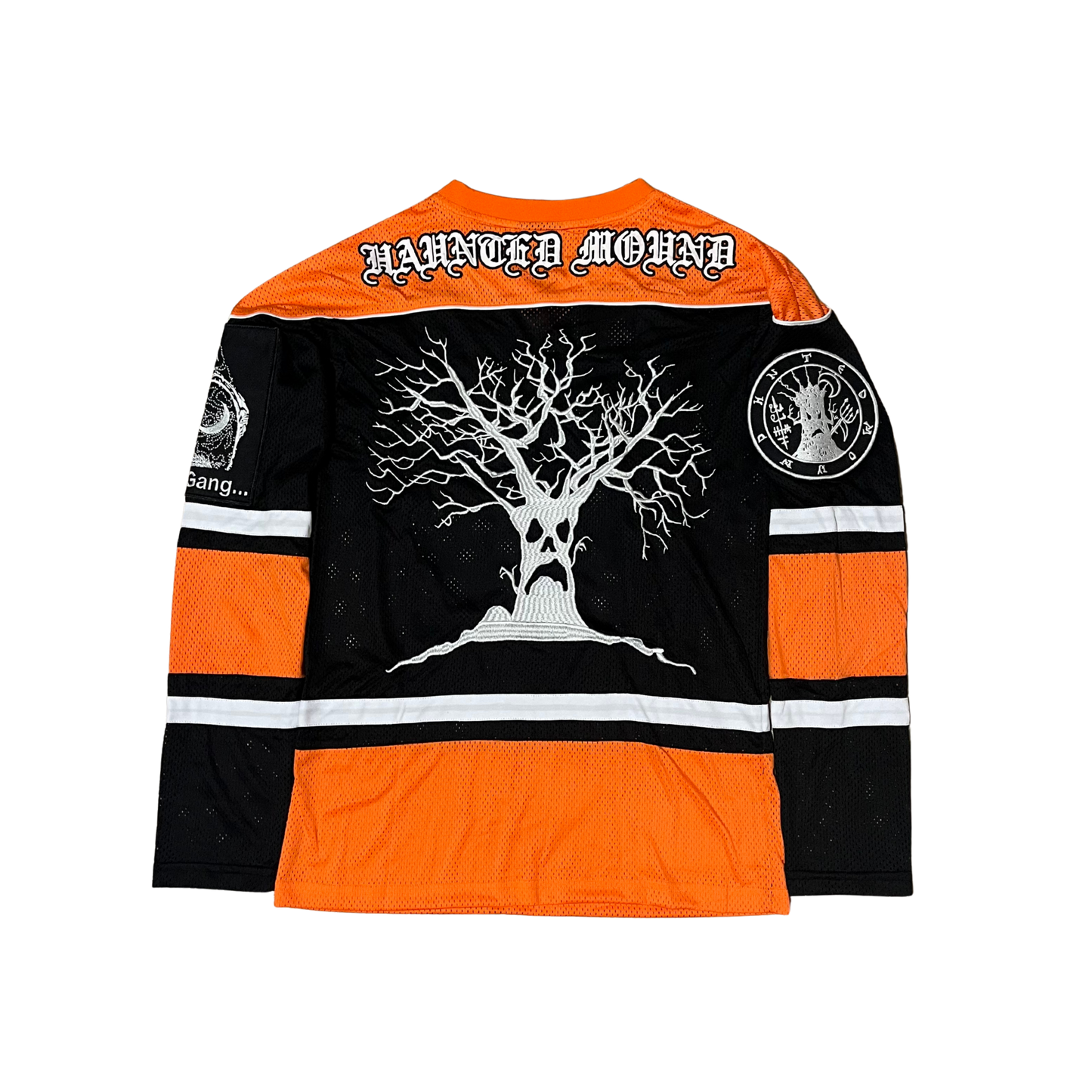 HAUNTED MOUND JERSEY - ORANGE & BLACK