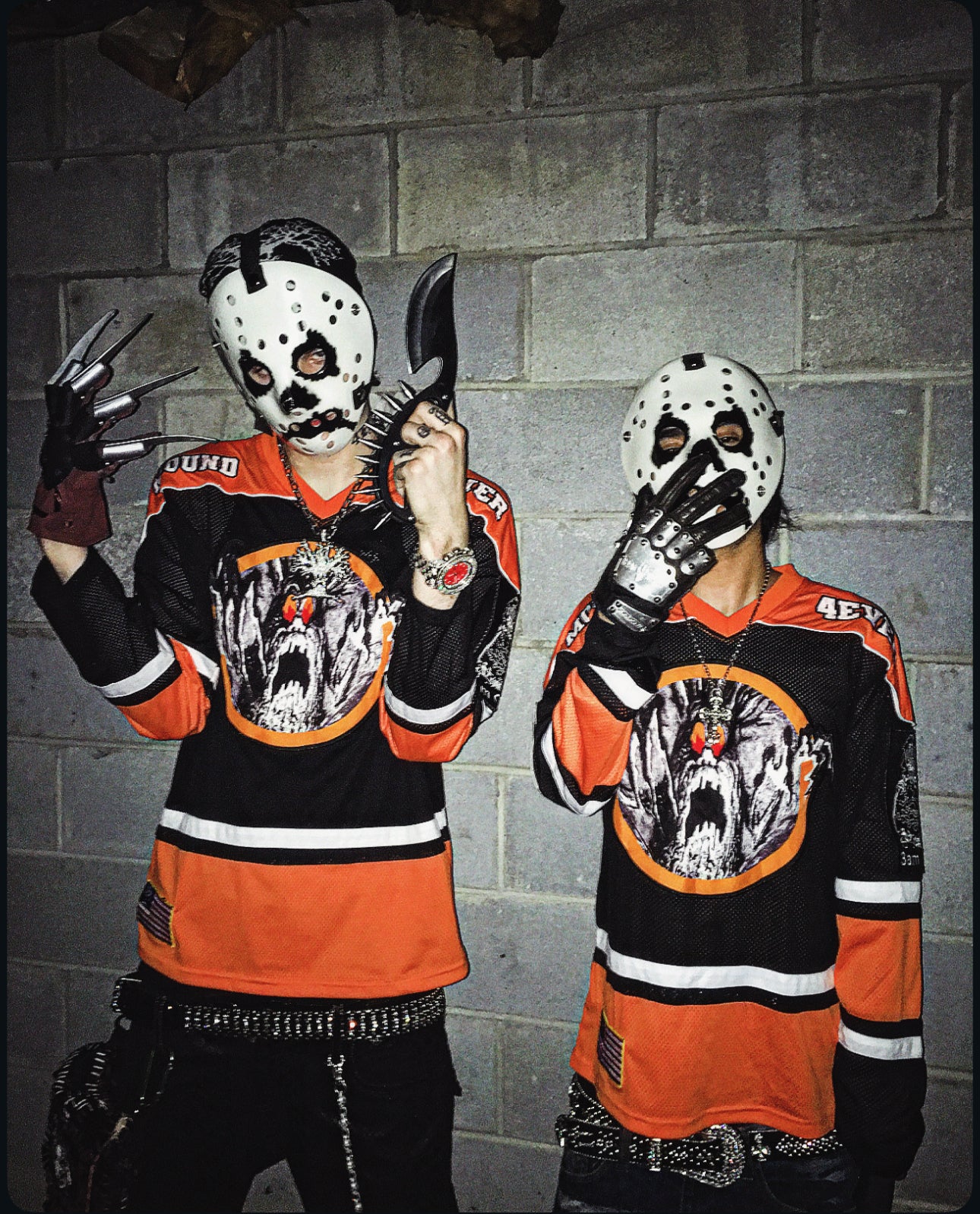 HAUNTED MOUND JERSEY - ORANGE & BLACK