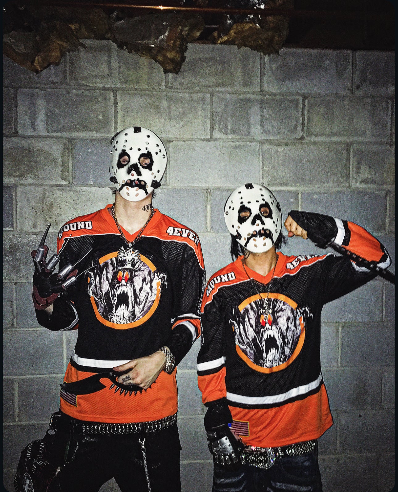 HAUNTED MOUND JERSEY - ORANGE & BLACK