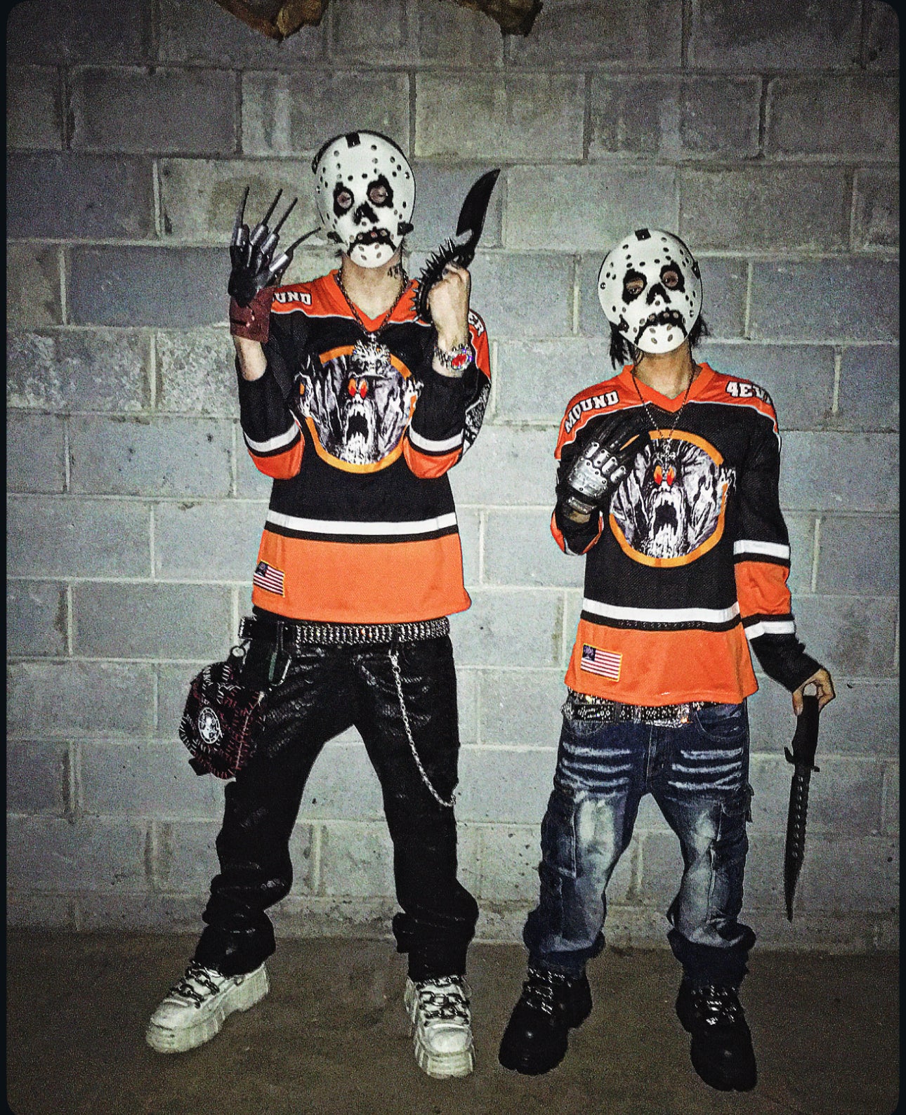 HAUNTED MOUND JERSEY - ORANGE & BLACK
