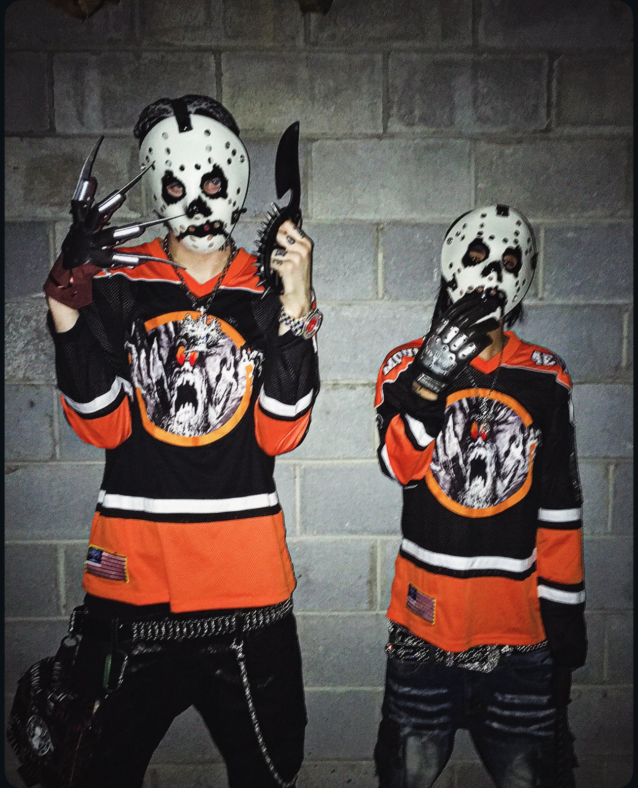 HAUNTED MOUND JERSEY - ORANGE & BLACK