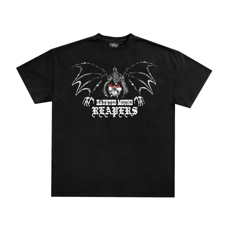 HAUNTED MOUND REAPERS BLACK TEE
