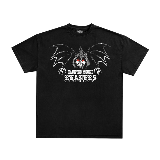 HAUNTED MOUND REAPERS BLACK TEE