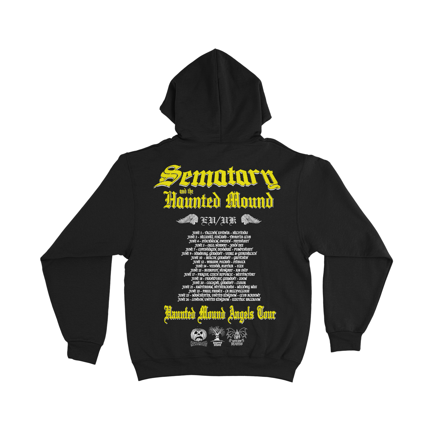 I SAW ANGELS HAUNTED MOUND TOUR HOODIE